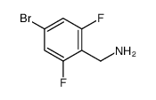 4-溴-2,6-二氟苄胺结构式