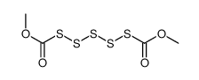 methyl (methoxycarbonylpentasulfanyl)formate Structure