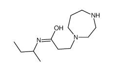 N-butan-2-yl-3-(1,4-diazepan-1-yl)propanamide Structure
