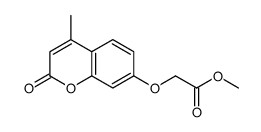 methyl 2-(4-methyl-2-oxochromen-7-yl)oxyacetate结构式