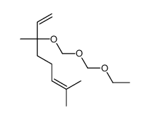 3-(ethoxymethoxymethoxy)-3,7-dimethylocta-1,6-diene Structure
