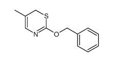 5-methyl-2-phenylmethoxy-6H-1,3-thiazine结构式