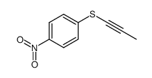 1-p-Nitrophenyl-mercapto-2-methyl-acetylen结构式