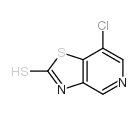 7-氯噻唑并[4,5-c]吡啶-2-硫醇结构式
