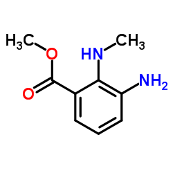 Methyl 3-amino-2-(methylamino)benzoate Structure