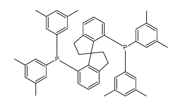 1,1'-[(1R)-2,2',3,3'-四氢-1,1'-螺二[1H-茚]-7,7'-二基]双[1,1-双(3,5-二甲基苯基)膦结构式