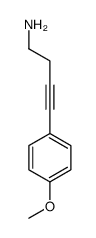 4-(4-methoxyphenyl)but-3-yn-1-amine Structure