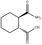 反式-2-氨基甲酰基环己烷羧酸结构式