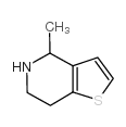 4-甲基-4,5,6,7-四氢噻吩并[3,2-C]吡啶结构式