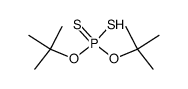 O,O-di-t-butyl dithiophosphoric acid Structure