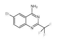 6-溴-2-(三氟甲基)喹唑啉-4-胺结构式