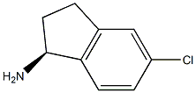 (S)-5-氯-2,3-二氢-1H-茚-1-胺结构式