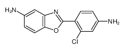 5-氨基-2-(2-氯-4-氨苯基)-苯并唑结构式