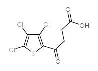 4-oxo-4-(3,4,5-trichloro-2-thienyl)butanoic acid() Structure