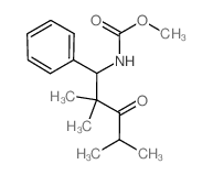 N-(2,2,4-三甲基-3-氧代-1-苯基戊基)-氨基甲酸甲酯图片