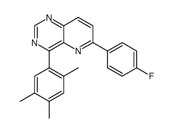 6-(4-fluorophenyl)-4-(2,4,5-trimethylphenyl)-pyrido[3,2-d]pyrimidine Structure