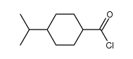 4-iso-propylcyclohexanecarbonyl chloride结构式
