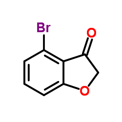 4-溴-3-苯并呋喃酮结构式