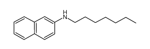 N-heptyl-N-(2-naphthyl)amine结构式