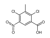 2,4-dichloro-3-methyl-5-nitrobenzoic acid Structure