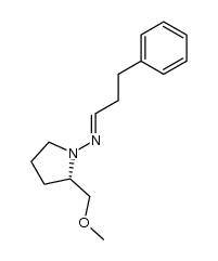 hydrocinnamaldehyde SAMP-hydrazone Structure