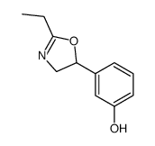 3-(2-ethyl-4,5-dihydro-1,3-oxazol-5-yl)phenol Structure