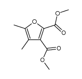 dimethyl 4,5-dimethylfuran-2,3-dicarboxylate Structure