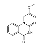 1,2,3,4-Tetrahydro-2,4-dioxo-chinazolin-1-yl-essigsaeuremethylester结构式