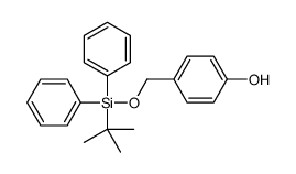 4-[[tert-butyl(diphenyl)silyl]oxymethyl]phenol Structure
