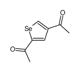 1-(4-acetylselenophen-2-yl)ethanone结构式
