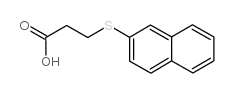 3-(2-萘基硫代)丙酸结构式