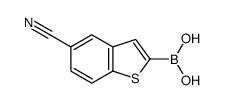 5-氰基苯并[b]噻吩-2-基-2-硼酸结构式