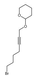 2-(7-bromohept-2-ynoxy)oxane结构式