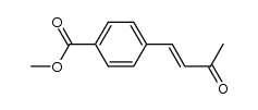methyl trans-4-(3-oxobut-1-enyl)benzoate Structure