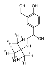氘代沙丁醇胺结构式