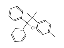 2-methyl-1,1-diphenyl-2-(p-tolyl)propan-1-ol结构式