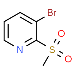3-溴-2-(甲基磺酰基)吡啶结构式