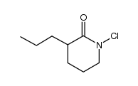 1-chloro-3-propylpiperidin-2-one结构式