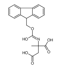 FMOC-ALPHA-METHYL-L-ASP Structure