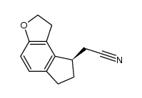 (R)-2-(2,6,7,8-tetrahydro-1H-indeno[5,4-b]furan-8-yl)acetonitrile Structure