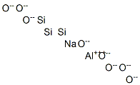 Sodium aluminum trisilicon octaoxide structure