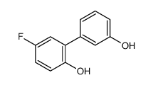 4-fluoro-2-(3-hydroxyphenyl)phenol结构式