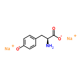 L-酪氨酸二钠盐二水合物结构式