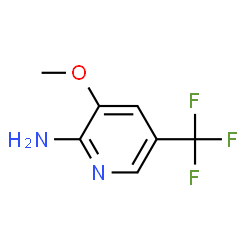 3-甲氧基-5-(三氟甲基)吡啶-2-胺结构式
