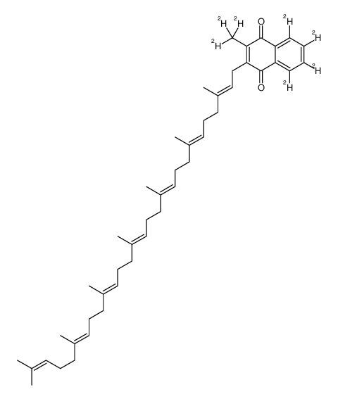 Menaquinone-7 D7结构式