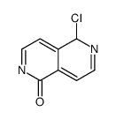 5-chloro-5H-2,6-naphthyridin-1-one结构式