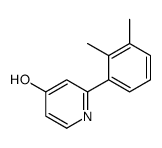 2-(2,3-dimethylphenyl)-1H-pyridin-4-one结构式