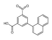 3-(萘-1-基)-5-硝基苯甲酸结构式
