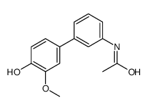 N-[3-(4-hydroxy-3-methoxyphenyl)phenyl]acetamide Structure