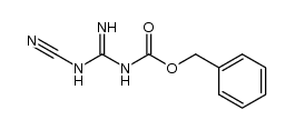 N-(Benzyloxycarbonyl)-N'-cyanoguanidine结构式